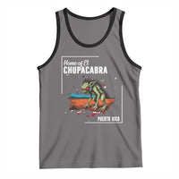 Chupacabra Tank Top Home Of Puerto Rico Mystery Urban Legend Gift - Wonder Print Shop