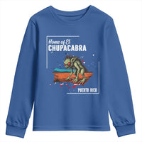 Chupacabra Youth Sweatshirt Home Of Puerto Rico Mystery Urban Legend Gift - Wonder Print Shop