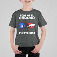 Chupacabra T Shirt For Kid Home Of Puerto Rico Legend Gothic Horror Gift - Wonder Print Shop