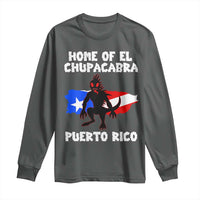 Chupacabra Long Sleeve Shirt Home Of Puerto Rico Legend Gothic Horror Gift - Wonder Print Shop
