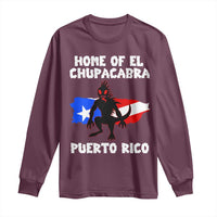 Chupacabra Long Sleeve Shirt Home Of Puerto Rico Legend Gothic Horror Gift - Wonder Print Shop