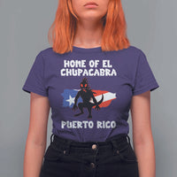 Chupacabra T Shirt For Women Home Of Puerto Rico Legend Gothic Horror Gift - Wonder Print Shop