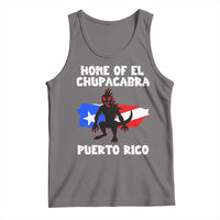 Chupacabra Tank Top Home Of Puerto Rico Legend Gothic Horror Gift - Wonder Print Shop