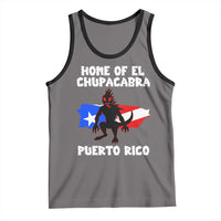 Chupacabra Tank Top Home Of Puerto Rico Legend Gothic Horror Gift - Wonder Print Shop