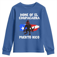 Chupacabra Youth Sweatshirt Home Of Puerto Rico Legend Gothic Horror Gift - Wonder Print Shop