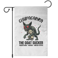 Chupacabra Garden Flag The Goat Sucker Vintage Horror Cryptid Gift - Wonder Print Shop