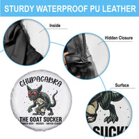 Chupacabra Spare Tire Cover The Goat Sucker Vintage Horror Cryptid Gift - Wonder Print Shop