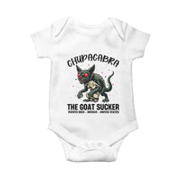 Chupacabra Baby Onesie The Goat Sucker Vintage Horror Cryptid Gift - Wonder Print Shop