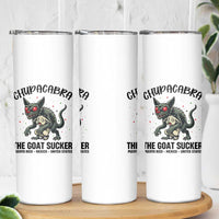 Chupacabra Skinny Tumbler The Goat Sucker Vintage Horror Cryptid Gift
