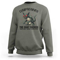 Chupacabra Sweatshirt The Goat Sucker Vintage Horror Cryptid Gift - Wonder Print Shop