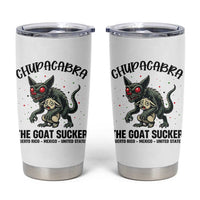 Chupacabra Tumbler Cup The Goat Sucker Vintage Horror Cryptid Gift