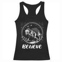 Chupacabra Racerback Tank Top Funny Believe Christmas Cryptid Gift - Wonder Print Shop