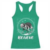 Chupacabra Racerback Tank Top Funny Believe Christmas Cryptid Gift - Wonder Print Shop