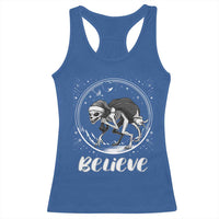 Chupacabra Racerback Tank Top Funny Believe Christmas Cryptid Gift - Wonder Print Shop