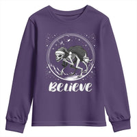 Chupacabra Youth Sweatshirt Funny Believe Christmas Cryptid Gift - Wonder Print Shop