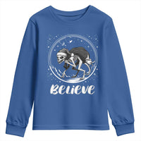 Chupacabra Youth Sweatshirt Funny Believe Christmas Cryptid Gift - Wonder Print Shop