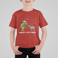 Funny Chupacabra T Shirt For Kid Merry Cryptmas Christmas Gift - Wonder Print Shop