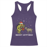Funny Chupacabra Racerback Tank Top Merry Cryptmas Christmas Gift - Wonder Print Shop