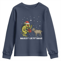 Funny Chupacabra Youth Sweatshirt Merry Cryptmas Christmas Gift - Wonder Print Shop