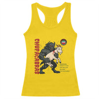 Chupacabra Racerback Tank Top Vintage Horror Cryptid Gift - Wonder Print Shop