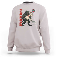 Chupacabra Sweatshirt Vintage Horror Cryptid Gift - Wonder Print Shop