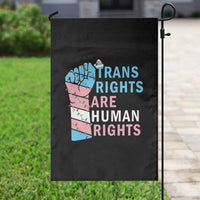 Trans Rights Are Human Rights Garden Flag Christmas LGBTQ Supporter Gift - Wonder Print Shop