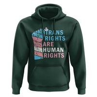 Trans Rights Are Human Rights Hoodie Christmas LGBTQ Supporter Gift - Wonder Print Shop