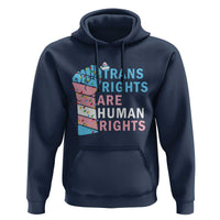 Trans Rights Are Human Rights Hoodie Christmas LGBTQ Supporter Gift - Wonder Print Shop