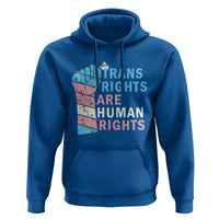 Trans Rights Are Human Rights Hoodie Christmas LGBTQ Supporter Gift - Wonder Print Shop