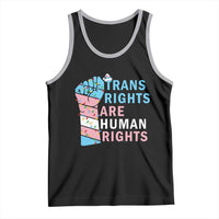 Trans Rights Are Human Rights Tank Top Christmas LGBTQ Supporter Gift - Wonder Print Shop