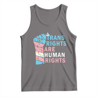 Trans Rights Are Human Rights Tank Top Christmas LGBTQ Supporter Gift - Wonder Print Shop