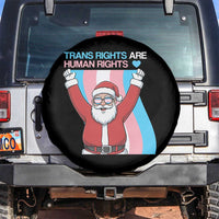 Christmas Trans Rights Are Human Rights Spare Tire Cover LGBTQ Advocate - Wonder Print Shop