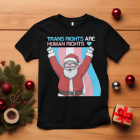 Christmas Trans Rights Are Human Rights T Shirt LGBTQ Advocate - Wonder Print Shop
