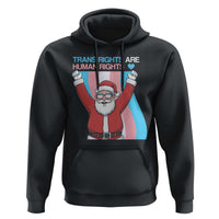 Christmas Trans Rights Are Human Rights Hoodie LGBTQ Advocate - undefined