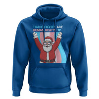 Christmas Trans Rights Are Human Rights Hoodie LGBTQ Advocate - undefined