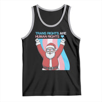 Christmas Trans Rights Are Human Rights Tank Top LGBTQ Advocate - Wonder Print Shop
