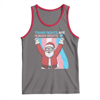 Christmas Trans Rights Are Human Rights Tank Top LGBTQ Advocate - Wonder Print Shop