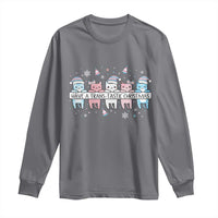 Have A Trans Tastic Christmas Gift Long Sleeve Shirt LGBTQ Cat Lover - Wonder Print Shop
