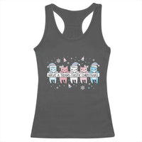 Have A Trans Tastic Christmas Gift Racerback Tank Top LGBTQ Cat Lover - Wonder Print Shop
