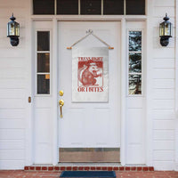 Funny Fierce Opossum Santa Garden Flag Trans Right Or I Bites Christmas Gift - Wonder Print Shop
