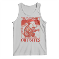Funny Fierce Opossum Santa Tank Top Trans Right Or I Bites Christmas Gift - Wonder Print Shop