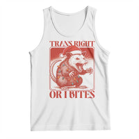 Funny Fierce Opossum Santa Tank Top Trans Right Or I Bites Christmas Gift - Wonder Print Shop