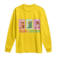 Howdy Christmas Cowboy Boots Western Pride Long Sleeve Shirt - Wonder Print Shop
