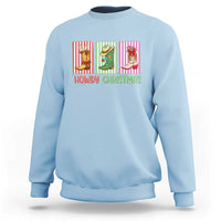 Howdy Christmas Cowboy Boots Western Pride Sweatshirt - Wonder Print Shop