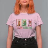 Howdy Christmas Cowboy Boots Western Pride T Shirt For Women - Wonder Print Shop