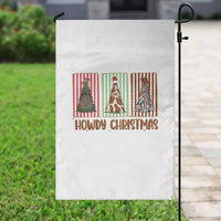 Howdy Christmas Garden Flag Funny Western Xmas Tree Rodeo Fan Gift - Wonder Print Shop
