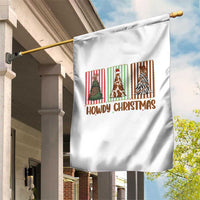 Howdy Christmas Garden Flag Funny Western Xmas Tree Rodeo Fan Gift - Wonder Print Shop