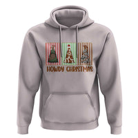 Howdy Christmas Hoodie Funny Western Xmas Tree Rodeo Fan Gift - Wonder Print Shop