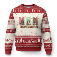 Howdy Xmas Ugly Christmas Sweater Funny Western Xmas Tree Rodeo Fan Gift - Wonder Print Shop