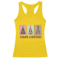 Howdy Christmas Racerback Tank Top Funny Western Xmas Tree Rodeo Fan Gift - Wonder Print Shop